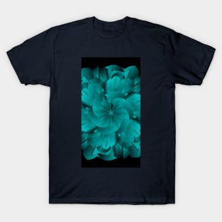 Abstract: flower (ARCTIC) T-Shirt